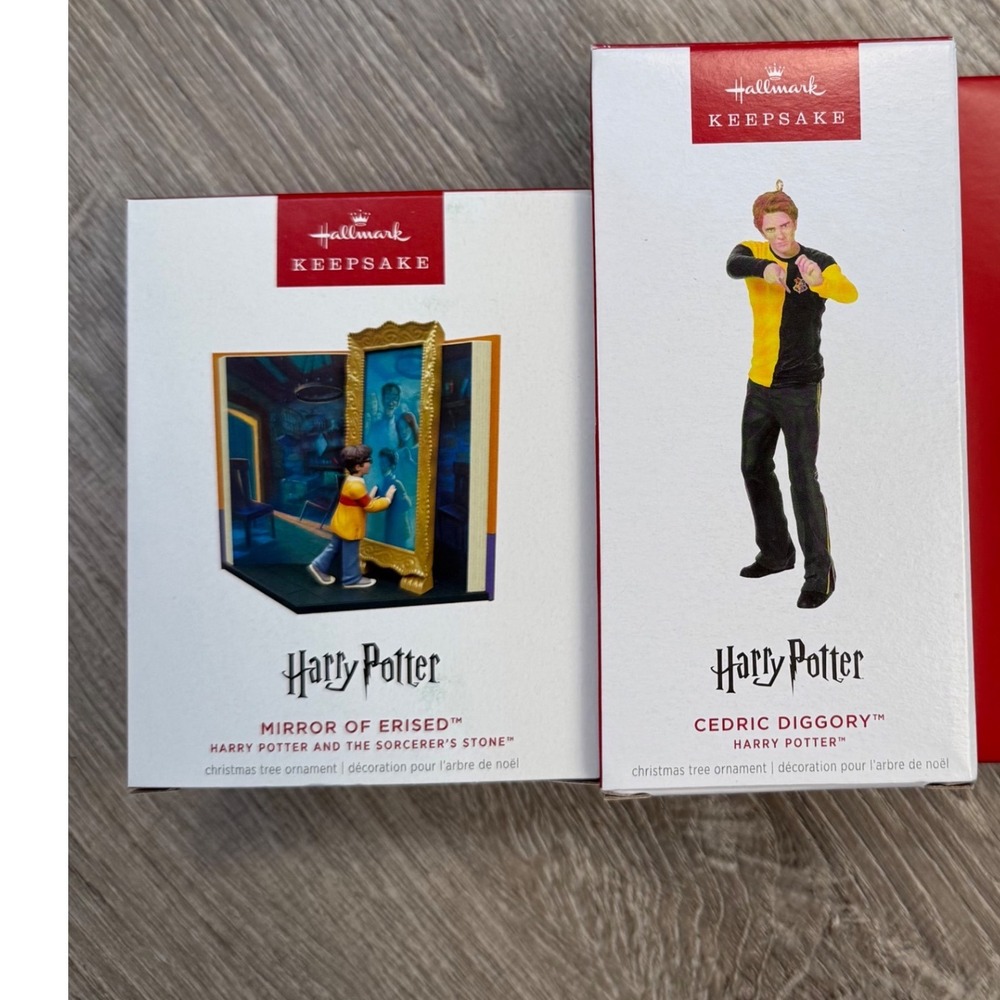 Hallmark Keepsake Harry Potter Mirror of Erised & Cedric Diggory 2025 Ornaments